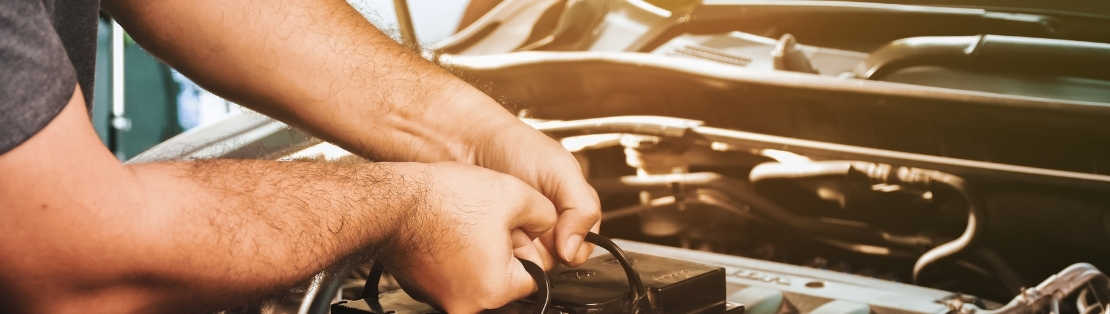 Electric car conversion banner