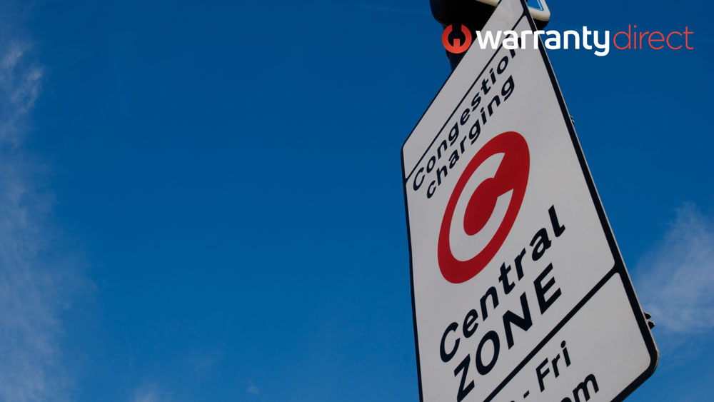 Congestion Charge zones in london