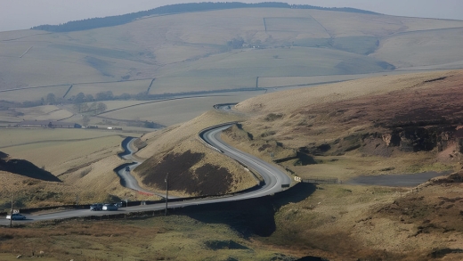 Cat and Fiddle Road UK