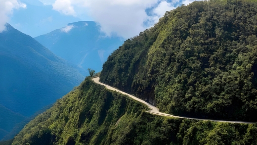 North Yungas Road (Death Road) Bolivia